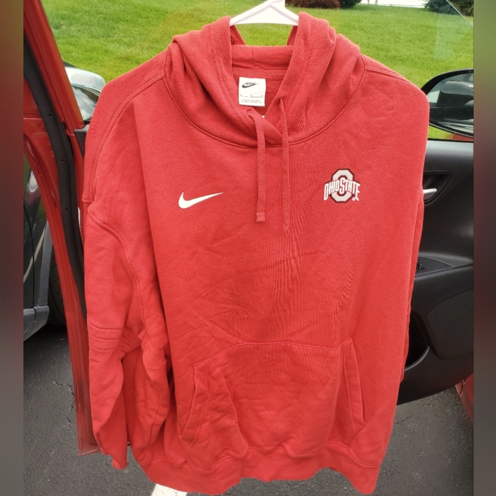 REDNike OHIO STATE hoodie Large